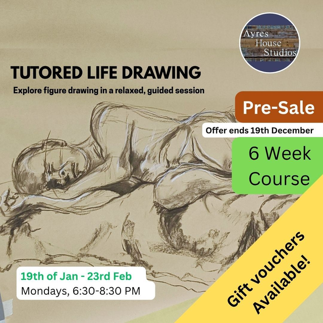 Life Drawing - 6 Week Course - JAN - FEB 2026