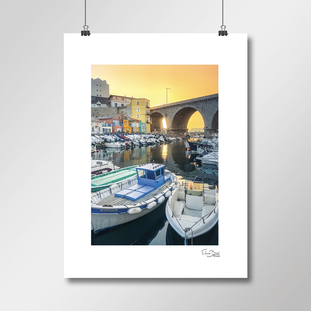 Affiche « Vallon des Auffes » 