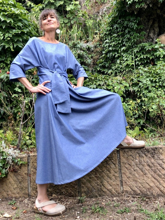  Robe Kdo chambray jean uni