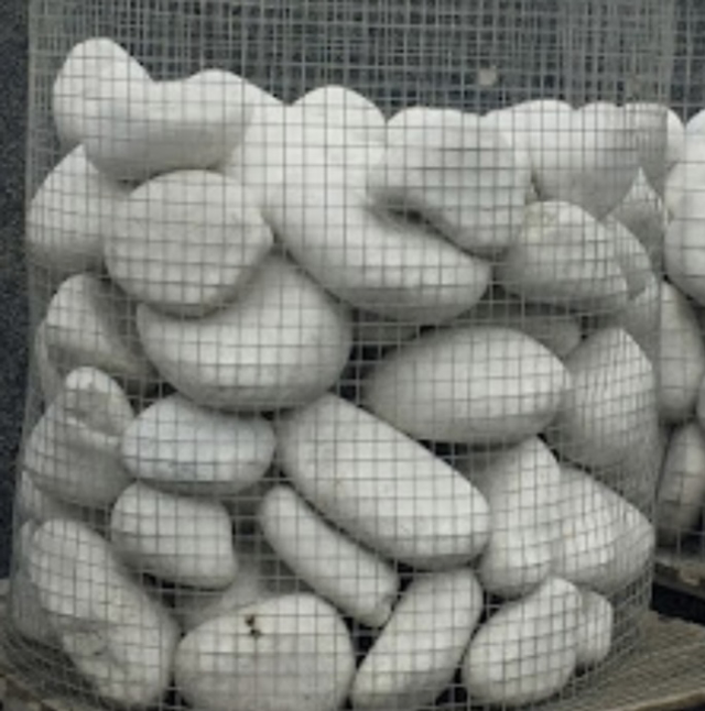 GALET BLANC PUR 150-200 mm BB 1 Tonne