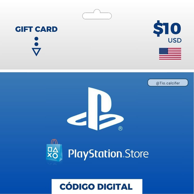 Tarjeta PSN $10 usd (USA)