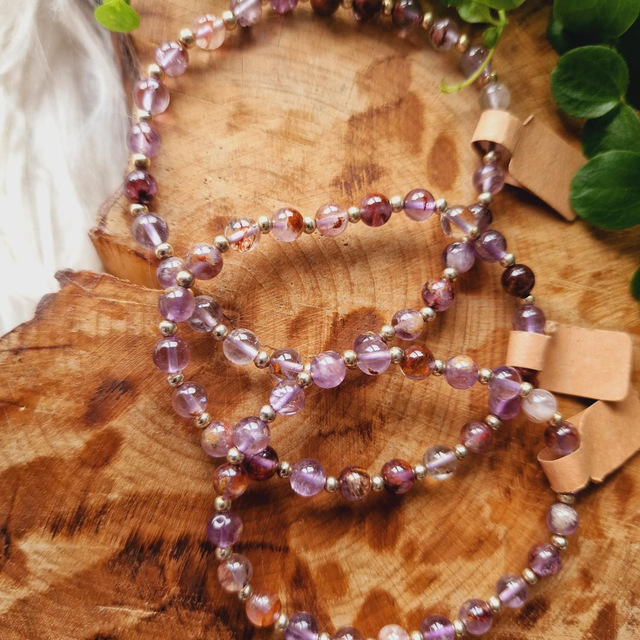Garden Amethyst 6mm Beaded Bracelet 