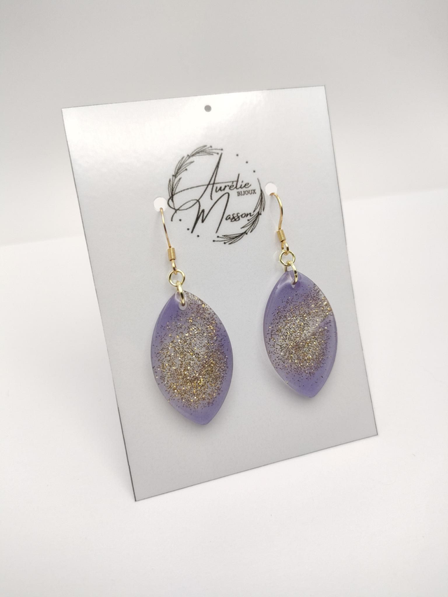 Boucles d&#039;oreilles &quot;Salvia&quot;