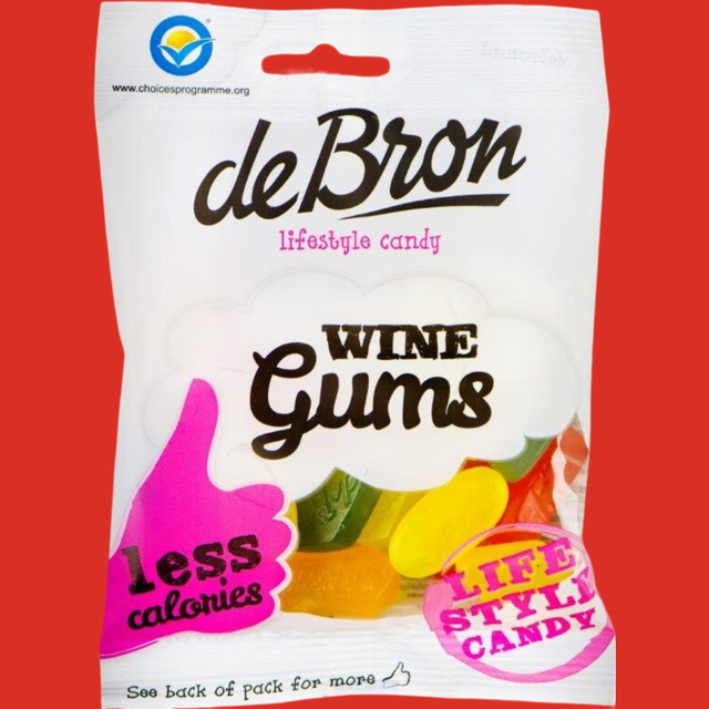 De Bron Winegums Sugarfree 100 gram