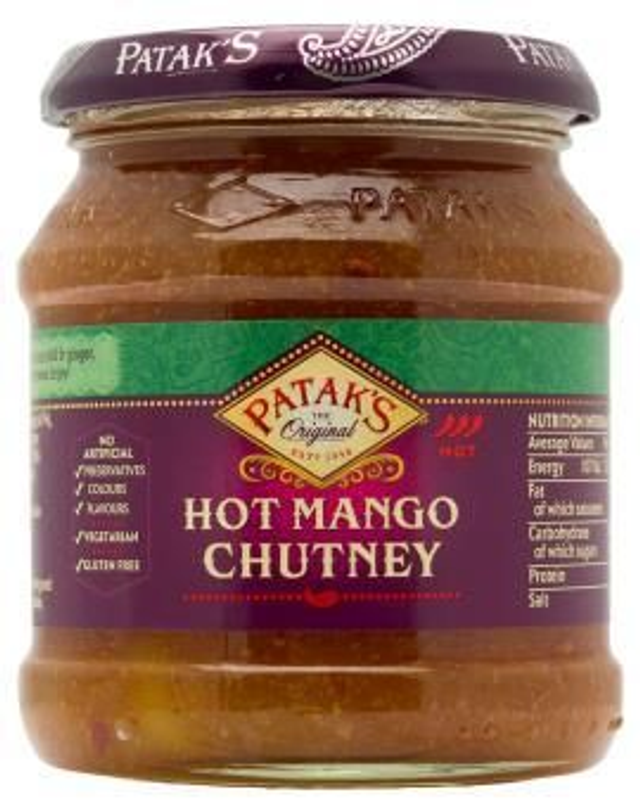 Patak's Hot Mango Chutney 340g Jar