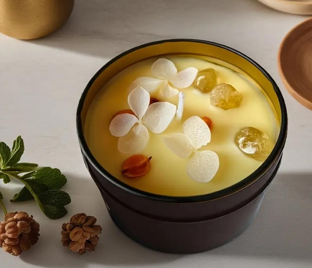 Bougie en Citrine parfumée au jasmin