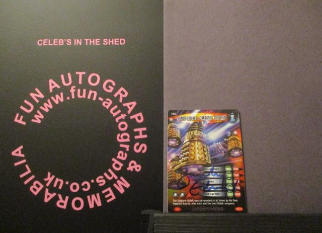 Barry Edwards - Battle In Time Authentic Autographed Trading Card #184