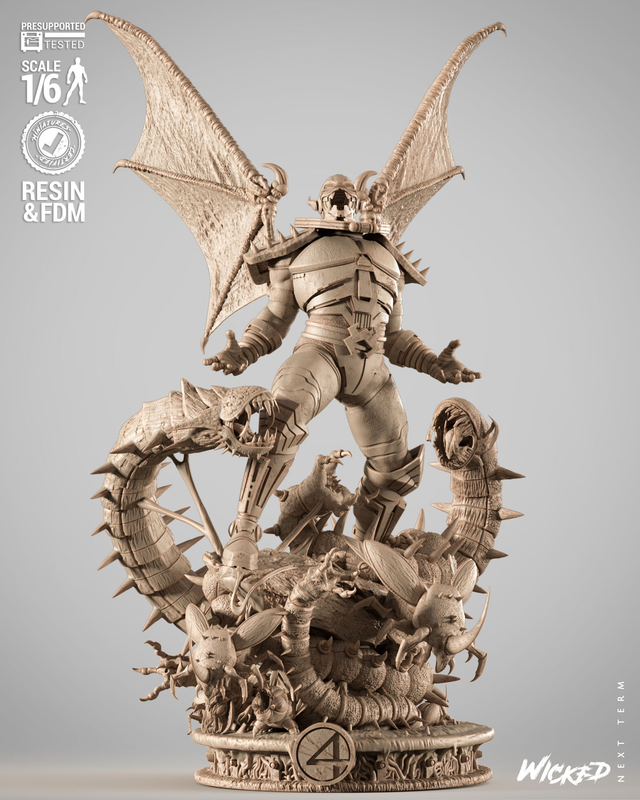 STATUE ANNIHILUS (4 fantastiques) série comics