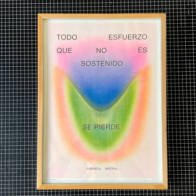 RataEstudio &amp; SociasLab | Risografía de Margarita Echeñique 31x43 cm