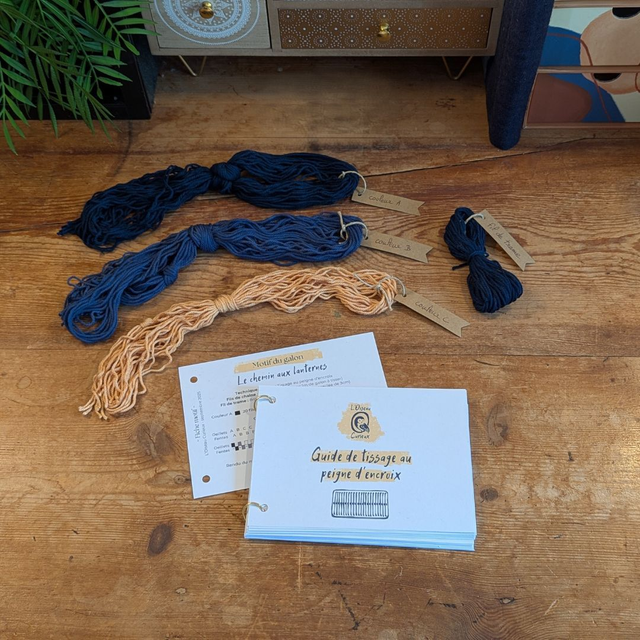 Kit Galon à Tisser &quot;Le chemin aux lanternes&quot;