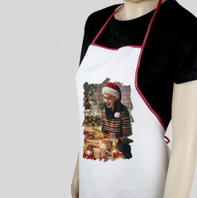 Grembiule classico da cucina con possibilità di stampa frase oppure anche foto