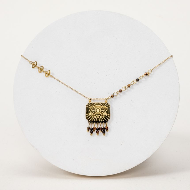 Pendentif Billie - Œil de Tigre