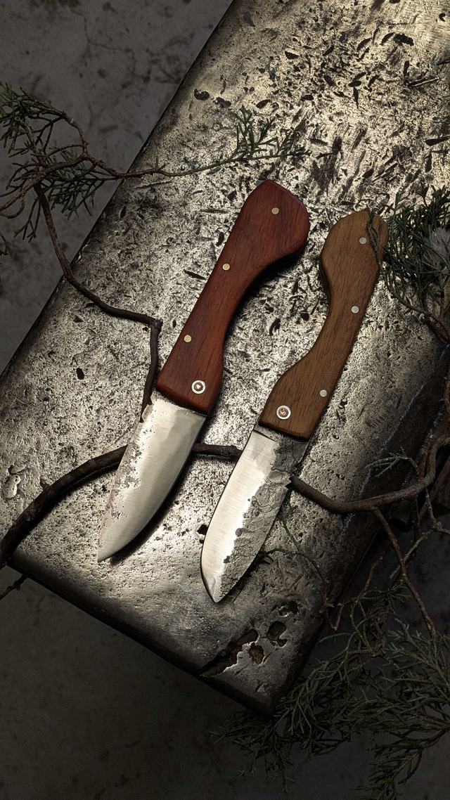 Réalisation d'un couteau pliant en Duo