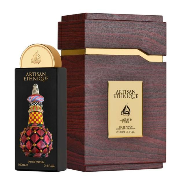 Lattafa Pride Artisan Ethnique Eau De Parfum Spray For Unisex, 3.4 Ounce