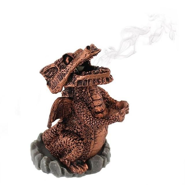 Lisa Parker Red Dragon Incense Cone Holder
