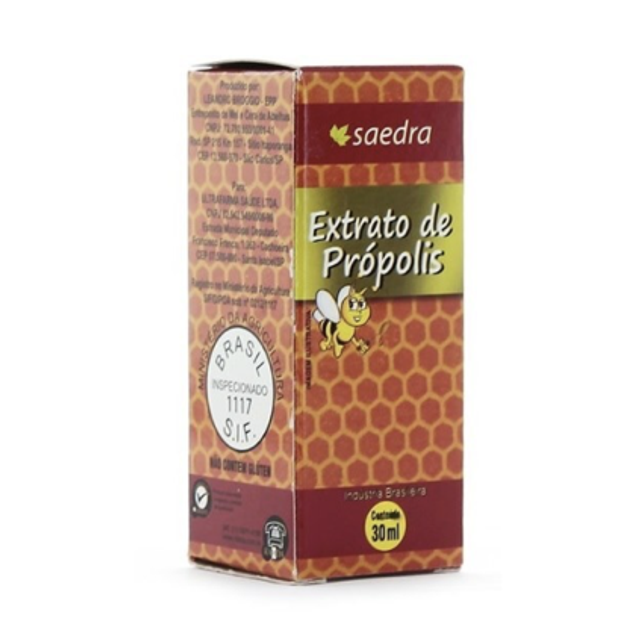 EXTRATO DE PRÓPOLIS 30ML SAEDRA