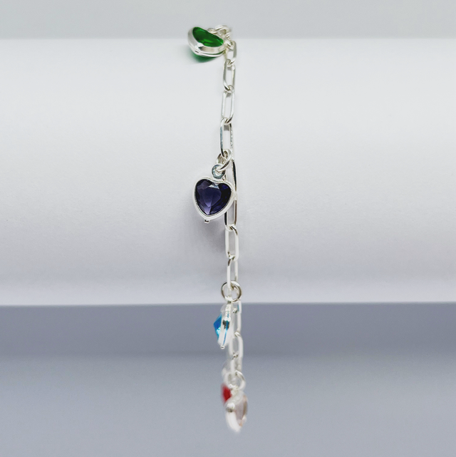 Pulsera corazones 