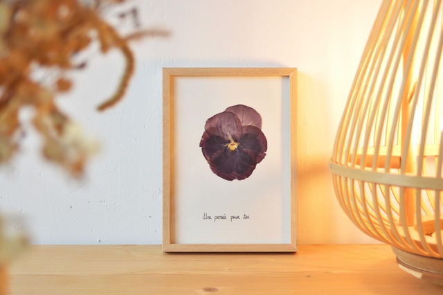 Tableau 13*18 cm - Petit herbier citation