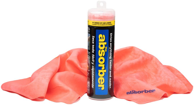 CHAMOIS SYNTHETIQUE LARGE ROUGE 68x43CM