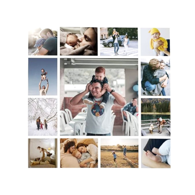 CUADRO  COLLAGE FOTOGRÁFICO 60X60  (VARIOS MODELOS)