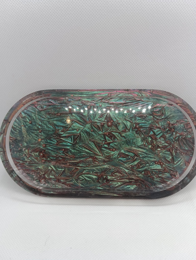 Plateau/vide poche effet plissé 