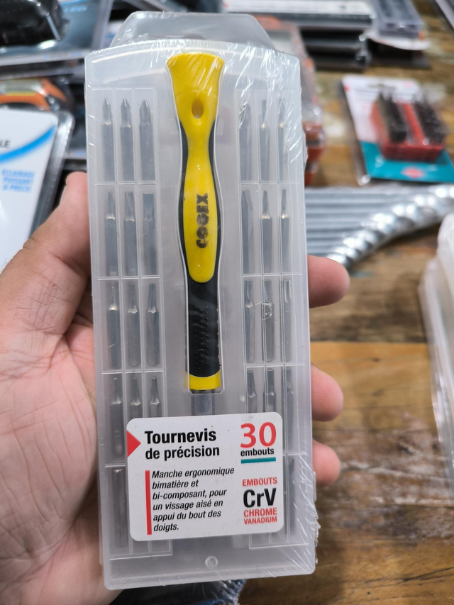 TOURNEVIS DE PRÉCISION 30 EMBOUTS CRV