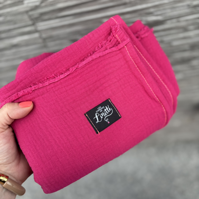FOUTA PARÉO XL FRAMBOISE