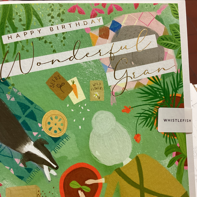 Birthday Relative Gran - Wonderful Gran WF