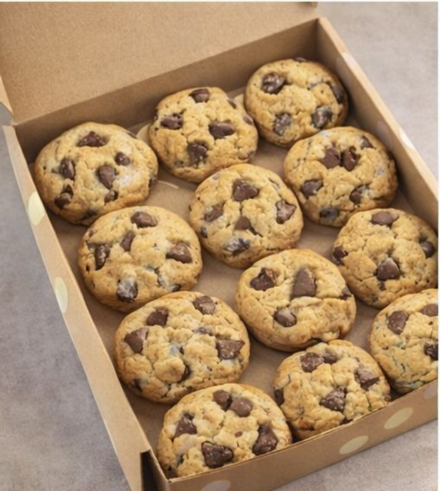 Boîte de 12 cookies classiques