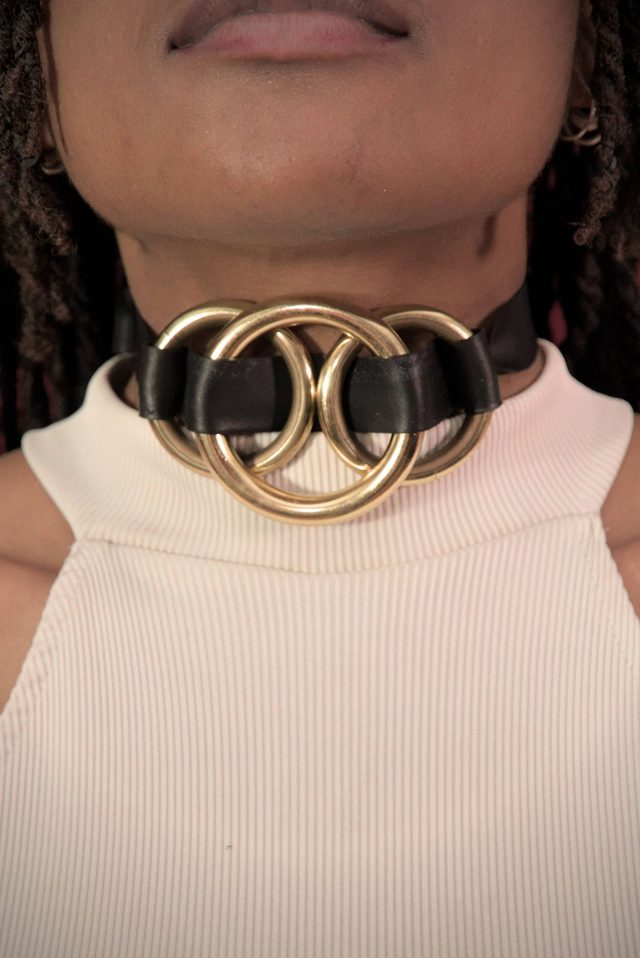 Daisee choker Jocaste - Doré - Fabrication à la commande 7-10 jours