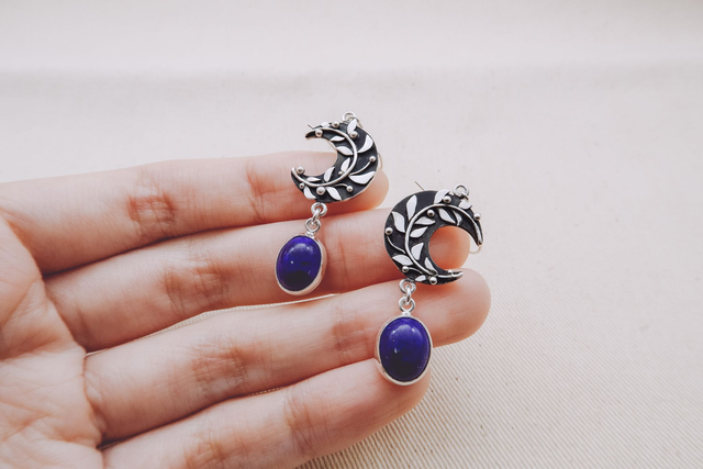 Crescent Moon Earring