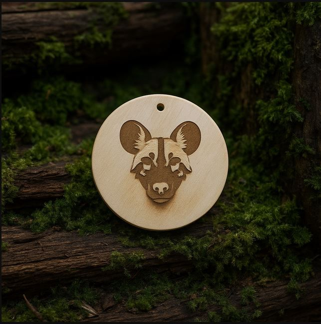 Collar Tag Wood