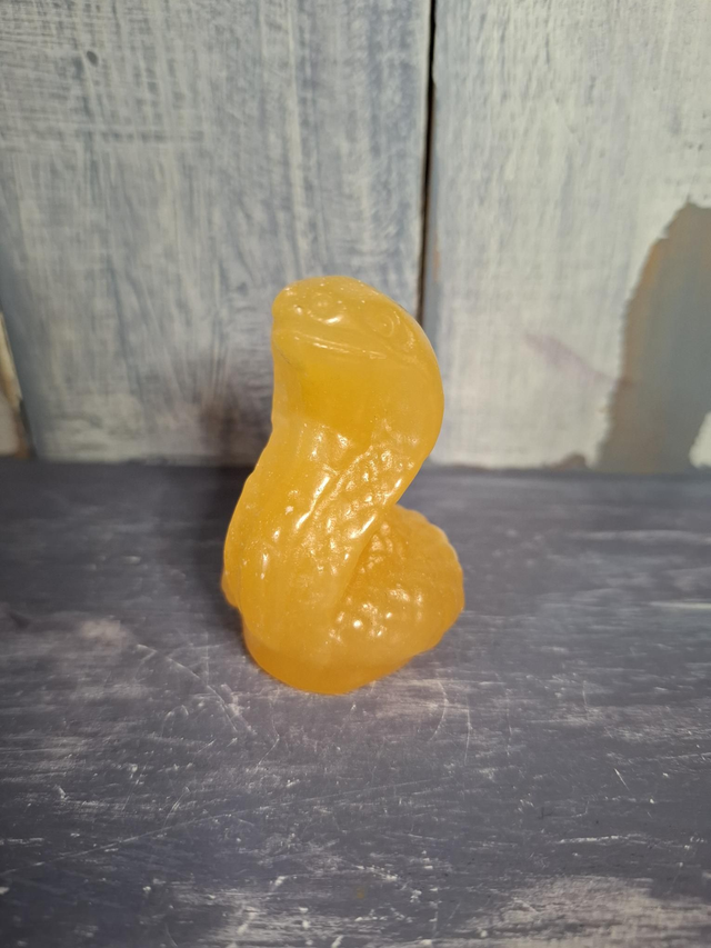 Orange Calcite Snake