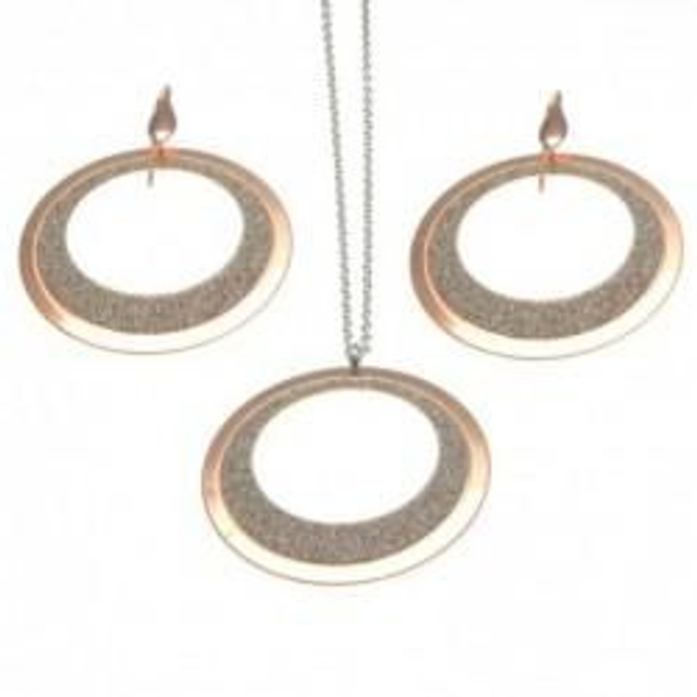 Orecchini donna in bronzo a cerchio