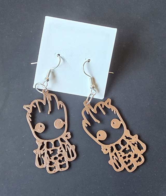 Boucles d'oreilles Groot