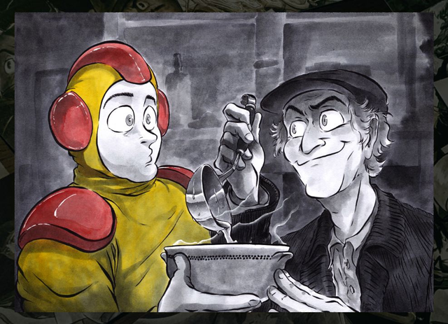 Print A6, A4 ou A3 - Fan art - Soupe aux choux 