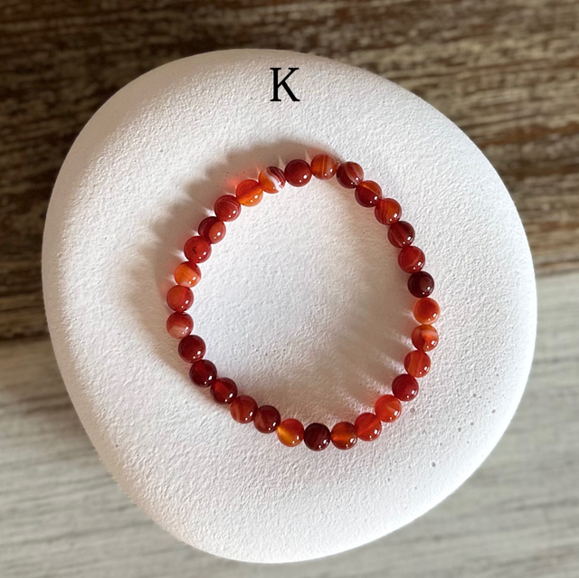 Bracelet Agate 6mm (de G à L)