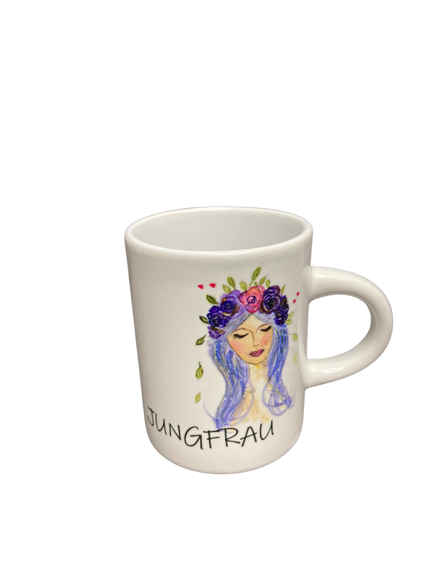 Keramiktasse "Sternzeichen - Jungfrau"