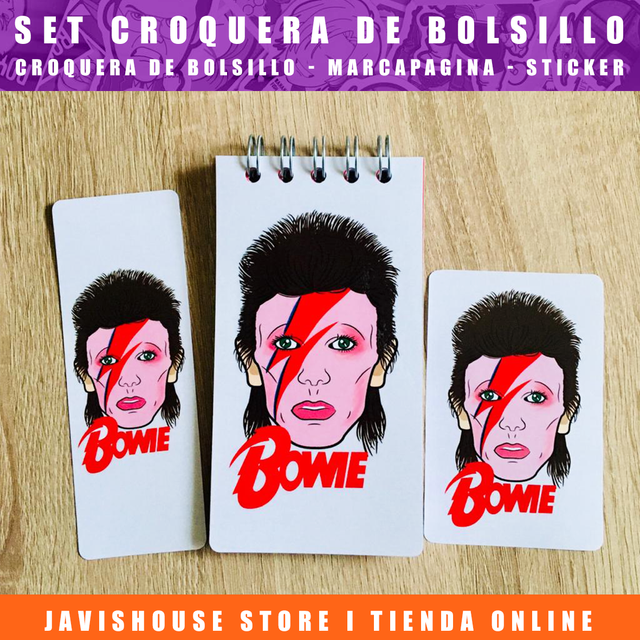 Set Croquera Bowie