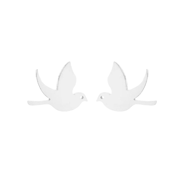 Flying Bird Stud Earrings