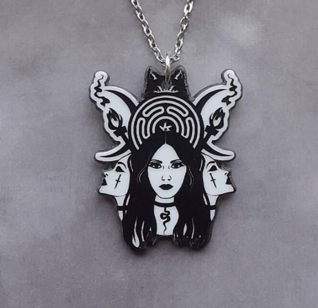 Hecate Witchcraft Necklace 