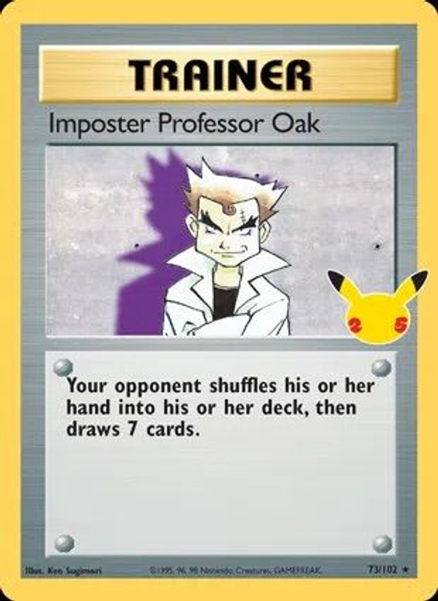 Imposter Professor Oak - 73/102 (Celebrations - Classic Collection)