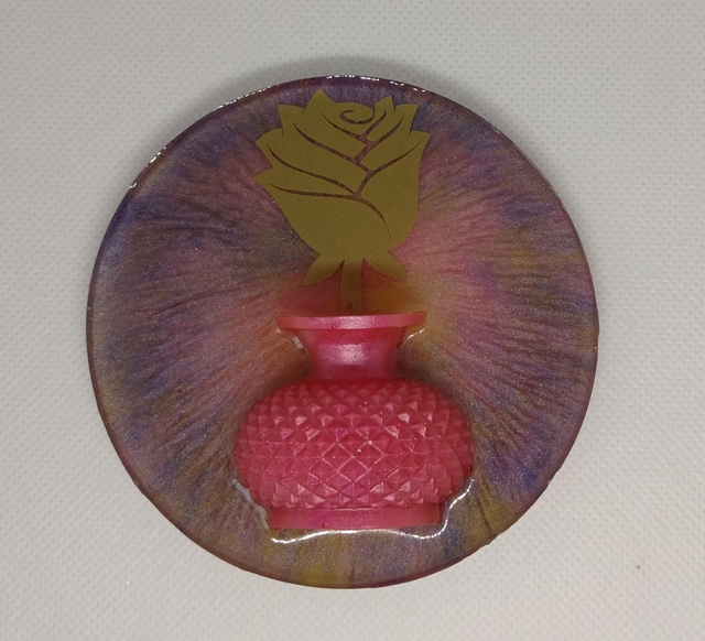 Support et vase decoratif