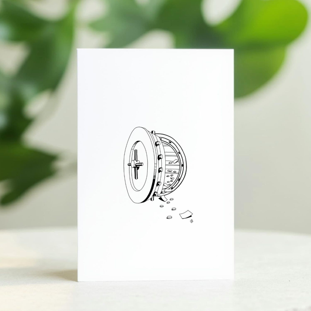 "Braquage" Carte postale - 2022