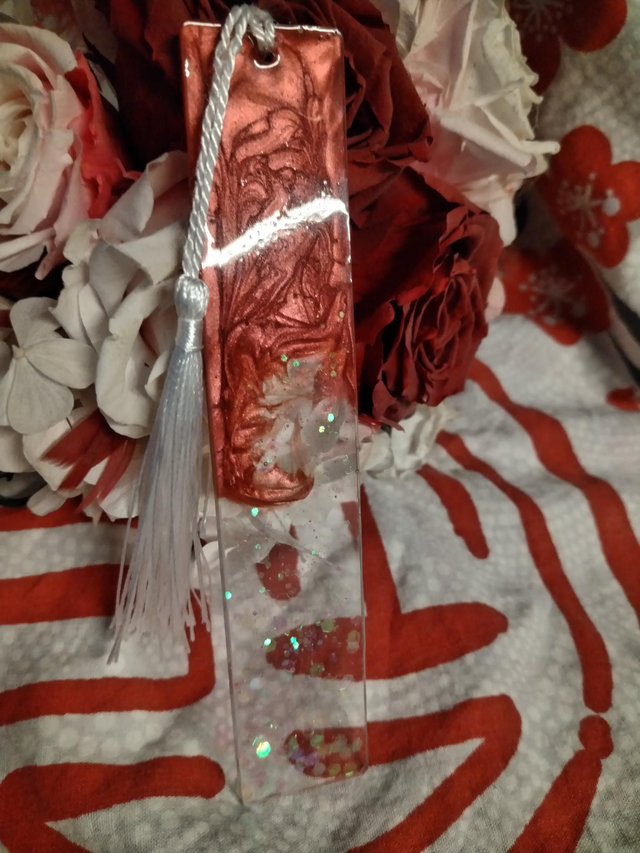 Marque page rosé holographiques 