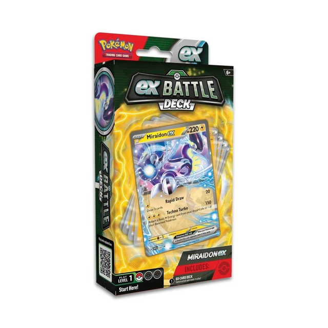 Mazo de cartas Combate Ex Miraidon (Español) $13.000
