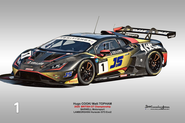 C250401 Lamborghini Huracan GT3EVO British GT 25 Barwell #1 DNPK _ICA8864