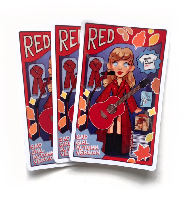 Red Eras Doll Sticker