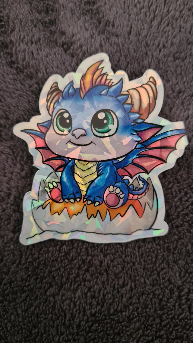 Sticker Drachenbaby (Holosplitter)