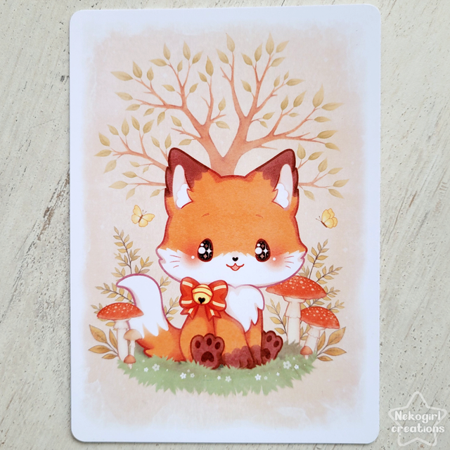 Carte Postale A6 - Renard